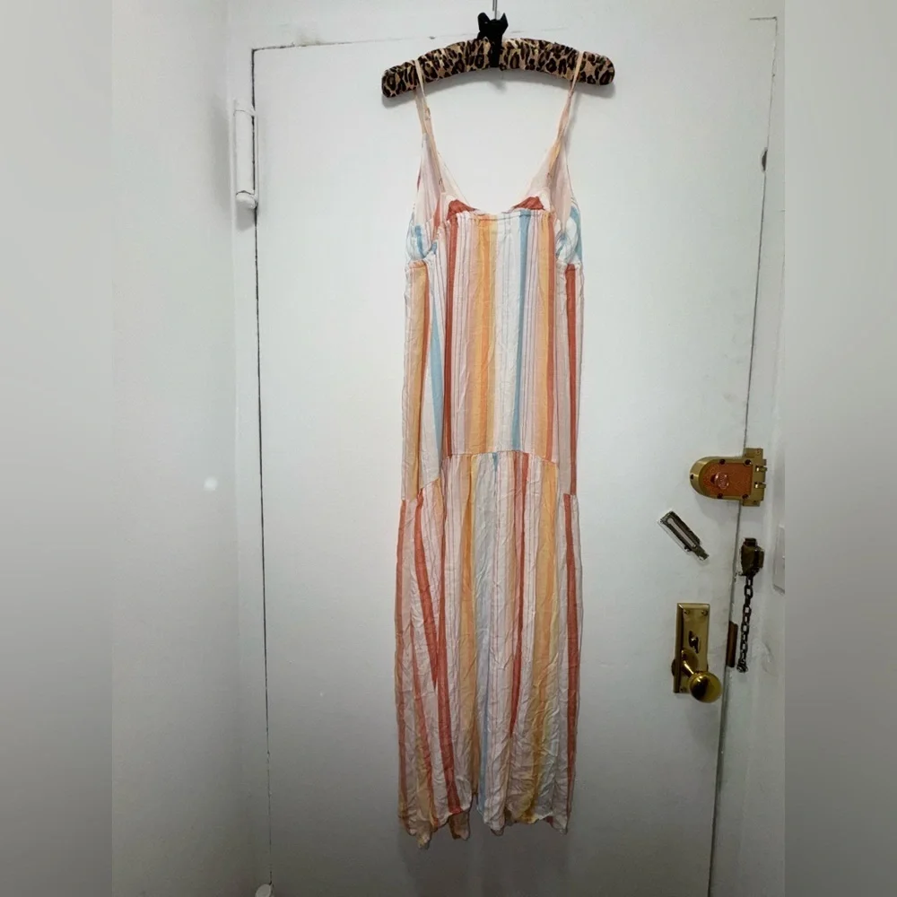 Revolve L*space Victoria Rainbow Vacation Beach Dress Size Large - Picture 10 of 10